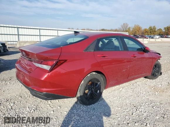 2023 Hyundai Elantra SEL with VIN KMHLM4AG9PU497844, listed as a Copart auction lot 53797834 with 13,488 mi miles and Salvage Title. Bid and sale history available at DreamBid. Image 3.