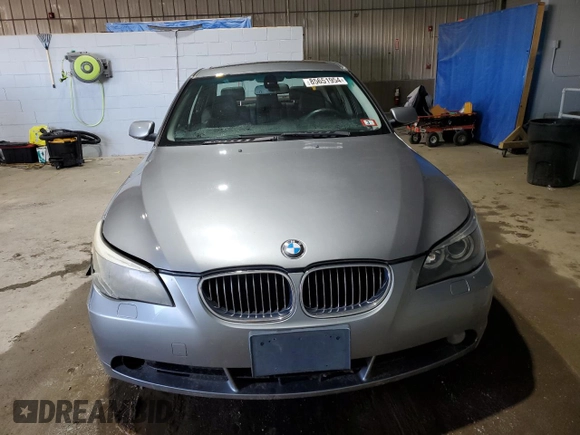 2007 BMW 5 Series 530xi with VIN WBANF735X7CU26269, listed as a Copart auction lot 85651954 with Not Provided miles and Salvage Title. Bid and sale history available at carsss.com. Image 5.