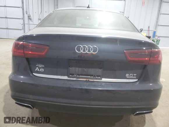 2017 Audi A6 Premium with VIN WAUF8AFC7HN088163, listed as a Copart auction lot 41495875 with 65,407 mi miles and Salvage Title. Bid and sale history available at carsss.com. Image 6.