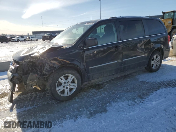 2017 Dodge Grand Caravan Crew Plus with VIN 2C4RDGDG6HR775156, listed as a Copart auction lot 48511115 with 349,435 mi miles and Salvage Title. Bid and sale history available at DreamBid. Image 1.