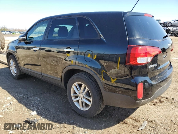 2015 Kia Sorento LX with VIN 5XYKT3A66FG625266, listed as a Copart auction lot 49502115 with 117,942 mi miles and Clean Title. Bid and sale history available at DreamBid. Image 2.