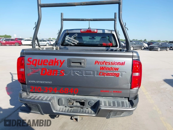 2021 Chevrolet Colorado 2WD Work Truck z VIN 1GCGSBEA4M1109275, wystawiony jako IAAI lot #41881866 z przebiegiem 62 077 mil mil oraz . Historia ofert i sprzedaży dostępna na DreamBid. Obrazek 17.
