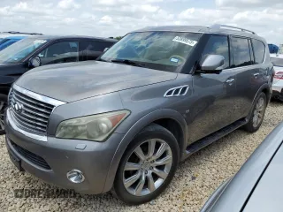 2014 Infiniti QX80 with VIN JN8AZ2NF6E9555108, listed as a Copart auction lot 53899575 with 156,989 mi miles and Clean Title. Bid and sale history available at carsss.com. Image 1.