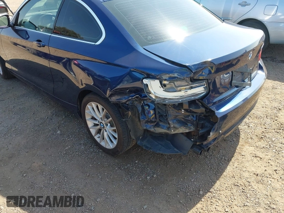 2015 BMW 2 Series 228i with VIN WBA1F9C59FVW98387, listed as a IAAI auction lot 42518807 with 79,848 mi miles and . Bid and sale history available at DreamBid. Image 6.