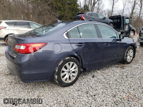 2016 Subaru Legacy Premium with VIN 4S3BNBC60G3028363, listed as a Copart auction lot 47173675 with 62,322 mi miles and Salvage title. Bid and sale history available at DreamBid. Image 3.