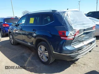 2019 Volkswagen Atlas SEL with VIN 1V2MR2CA9KC614343, listed as a IAAI auction lot 41748405 with 54,676 mi miles and . Bid and sale history available at DreamBid. Image 3.