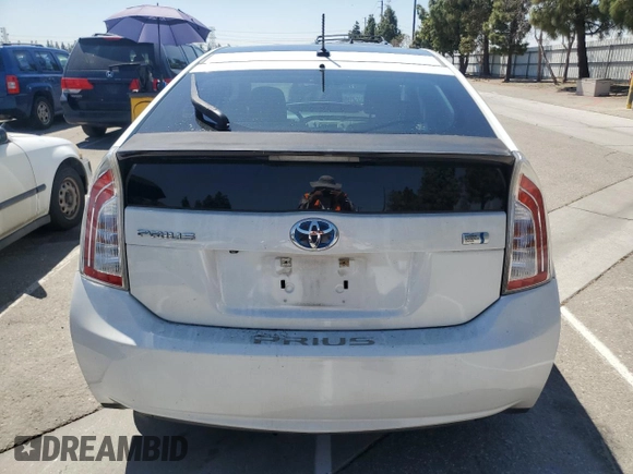 2012 Toyota Prius One with VIN JTDKN3DU9C1533195, listed as a Copart auction lot 52617625 with 159,480 mi miles and Clean Title. Bid and sale history available at carsss.com. Image 6.