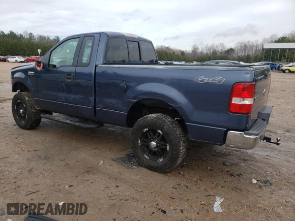 2005 Ford F-150 XL with VIN 1FTRF14585KC00914, listed as a Copart auction lot 43589325 with 181,304 mi miles and Salvage Title. Bid and sale history available at carsss.com. Image 2.