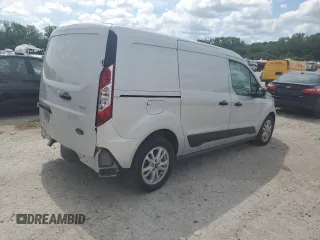 2022 Ford Transit Connect XLT with VIN NM0LS7T27N1541283, listed as a Copart auction lot 63234295 with 19,897 mi miles and Salvage title. Bid and sale history available at DreamBid. Image 3.