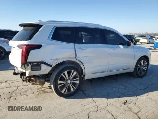 2021 Cadillac XT6 Premium Luxury with VIN 1GYKPDRS4MZ115888, listed as a Copart auction lot 88755015 with 123,314 mi miles and Salvage title. Bid and sale history available at DreamBid. Image 3.