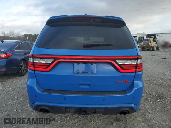 2021 Dodge Durango SRT Hellcat with VIN 1C4SDJH91MC643158, listed as a Copart auction lot 42812575 with 51,065 mi miles and Salvage Title. Bid and sale history available at DreamBid. Image 6.