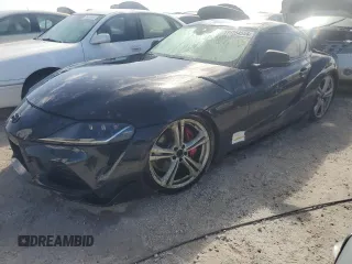 2020 Toyota GR Supra 3.0 with VIN WZ1DB4C00LW026728, listed as a Copart auction lot 76254554 with 19,815 mi miles and Non Repairable. Bid and sale history available at carsss.com. Image 1.