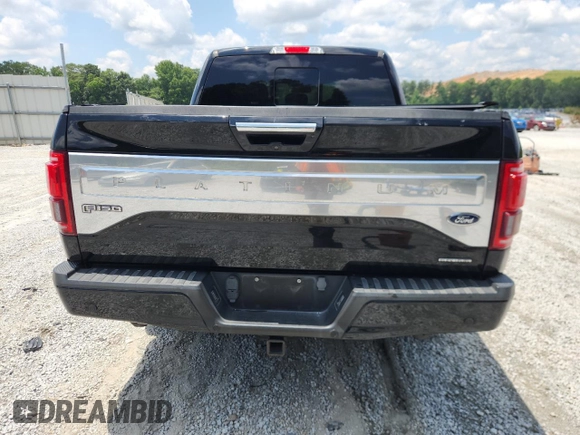 2016 Ford F-150 XLT with VIN 1FTEW1EF9GFB49621, listed as a Copart auction lot 61810865 with 258,610 mi miles and Salvage title. Bid and sale history available at DreamBid. Image 6.