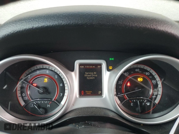 2019 Dodge Journey GT with VIN 3C4PDDEG0KT720856, listed as a Copart auction lot 84853684 with 115,114 mi miles and Non Repairable. Bid and sale history available at DreamBid. Image 9.