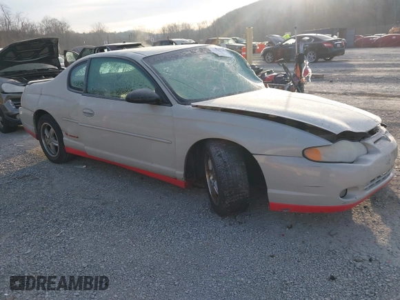 2004 Chevrolet Monte Carlo SS with VIN 2G1WX12K149304405, listed as a IAAI auction lot 41173525 with 202,099 mi miles. Bid and sale history available at carsss.com. Image 1.