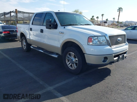 2007 Ford F-150 XLT with VIN 1FTPW14V97KD15127, listed as a IAAI auction lot 42058563 with 111,532 mi miles. Bid and sale history available at carsss.com. Image 1.