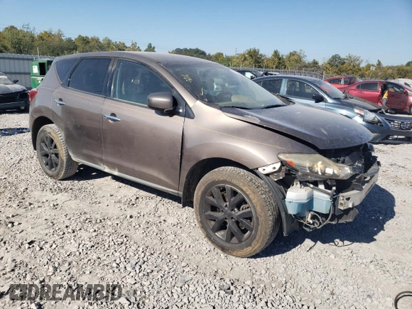 2011 Nissan Murano S with VIN JN8AZ1MU9BW057718, listed as a Copart auction lot 75419324 with 167,698 mi miles and Salvage Title. Bid and sale history available at carsss.com. Image 4.