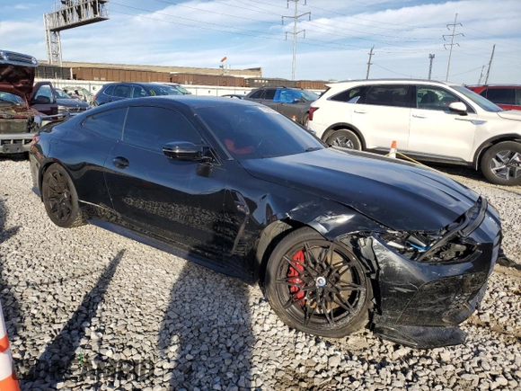 2023 BMW M4 Competition xDrive with VIN WBS43AZ0XPCM20531, listed as a Copart auction lot 79534564 with 30,508 mi miles and Salvage Title. Bid and sale history available at carsss.com. Image 4.