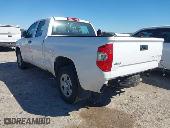 2014 Toyota Tundra 4WD Truck SR with VIN 5TFUM5F17EX055949, listed as a IAAI auction lot 41728783 with 107,019 mi miles. Bid and sale history available at carsss.com. Image 3.