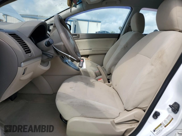 2012 Nissan Sentra 2.0 with VIN 3N1AB6APXCL754739, listed as a Copart auction lot 57409295 with 182,661 mi miles and Salvage title. Bid and sale history available at DreamBid. Image 7.