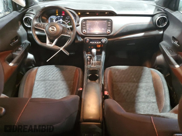 2023 Nissan Kicks SR with VIN 3N1CP5DV1PL506450, listed as a Copart auction lot 45346485 with 28,194 mi miles and Salvage Title. Bid and sale history available at DreamBid. Image 8.