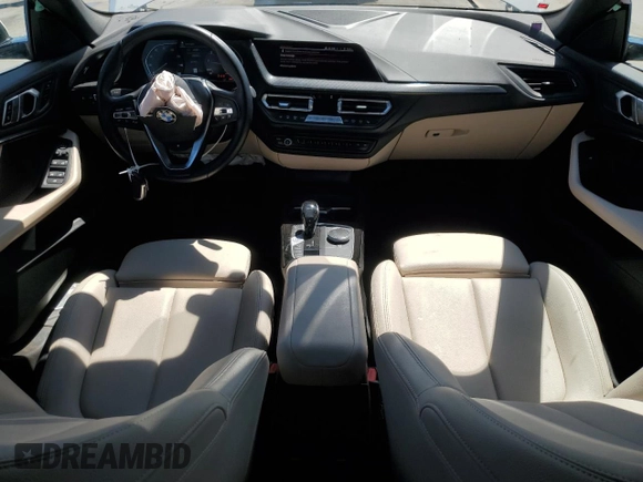 2021 BMW 2 Series 228i with VIN WBA53AK00M7H73905, listed as a Copart auction lot 53642885 with 33,582 mi miles and Salvage Title. Bid and sale history available at DreamBid. Image 8.