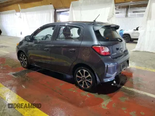 2024 Mitsubishi Mirage Black Edition with VIN ML32AWHJ5RH000891, listed as a Copart auction lot 52866905 with 13,417 mi miles and Clean title. Bid and sale history available at DreamBid. Image 2.