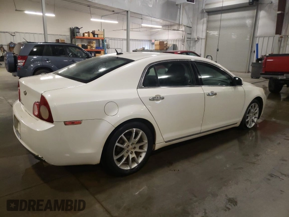 2011 Chevrolet Malibu LTZ with VIN 1G1ZE5E72BF337256, listed as a Copart auction lot 52183105 with 117,247 mi miles and Salvage Title. Bid and sale history available at DreamBid. Image 3.