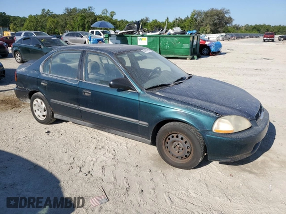 1997 Honda Civic LX with VIN 2HGEJ6671VH589347, listed as a Copart auction lot 52424775 with 134,989 mi miles and Clean Title. Bid and sale history available at carsss.com. Image 4.