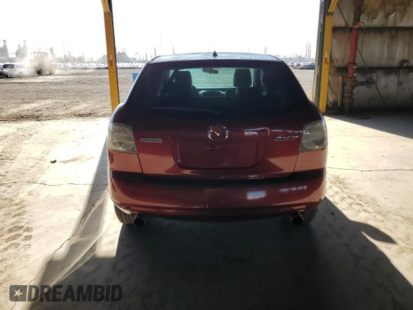 2008 Mazda CX-7 Sport z VIN JM3ER293980200110, wystawiony jako Copart lot #58342765 z przebiegiem 112 118 mil mil oraz Czysty tytuł • Clean title. Historia ofert i sprzedaży dostępna na DreamBid. Obrazek 6.