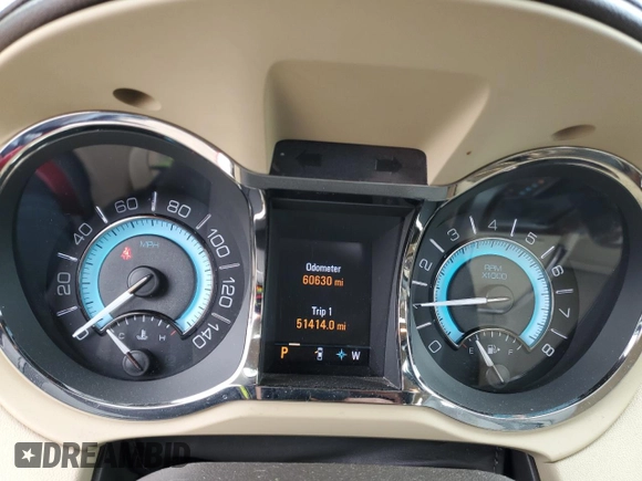 2013 Buick LaCrosse Premium 2 with VIN 1G4GH5E3XDF283190, listed as a Copart auction lot 51021605 with 60,630 mi miles and Salvage title. Bid and sale history available at DreamBid. Image 9.