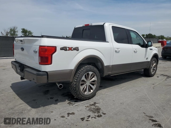 2019 Ford F-150 XL with VIN 1FTEW1E51KFB58751, listed as a Copart auction lot 50058755 with 102,411 mi miles and Salvage Title. Bid and sale history available at carsss.com. Image 3.