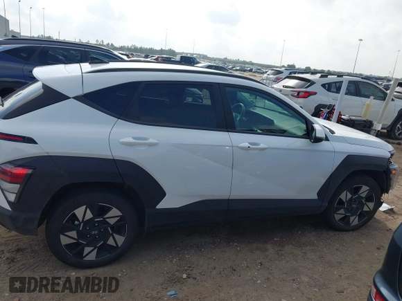 2024 Hyundai Kona SEL with VIN KM8HB3AB7RU181713, listed as a IAAI auction lot 42095983 with 21,569 mi miles. Bid and sale history available at carsss.com. Image 14.