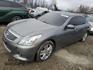 2015 Infiniti Q40 with VIN JN1CV6AR5FM524697, listed as a Copart auction lot 43938835 with 226,828 mi miles and Salvage Title. Bid and sale history available at carsss.com. Image 1.