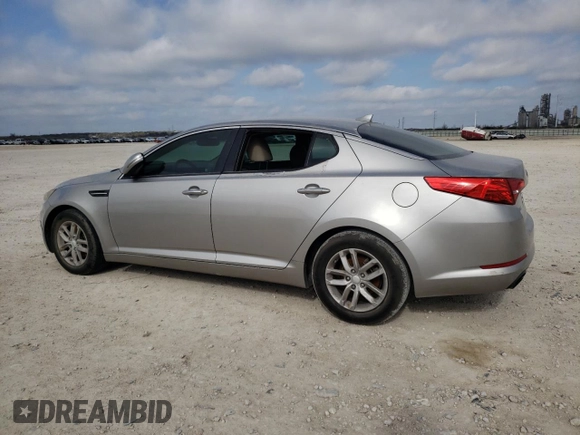 2013 Kia Optima LX with VIN 5XXGM4A70DG243690, listed as a Copart auction lot 48791165 with 0 mi miles and Salvage Title. Bid and sale history available at carsss.com. Image 2.
