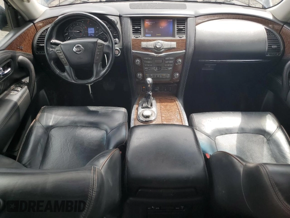 2017 Nissan Armada SV with VIN JN8AY2NC5H9506303, listed as a Copart auction lot 53320355 with 86,953 mi miles and Clean Title. Bid and sale history available at carsss.com. Image 8.