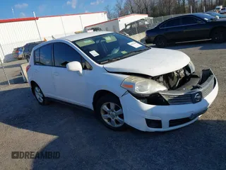 2009 Nissan Versa 1.8 SL with VIN 3N1BC13E99L476571, listed as a IAAI auction lot 41863208 with 1 mi miles. Bid and sale history available at carsss.com. Image 1.