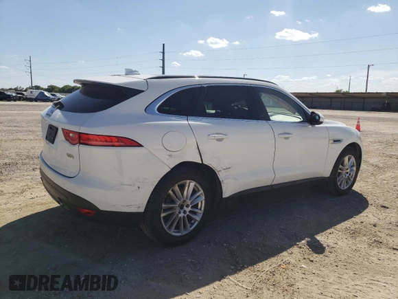 2019 Jaguar F-Pace 25t Prestige with VIN SADCK2GX8KA359314, listed as a Copart auction lot 66420874 with 90,383 mi miles and Salvage Title. Bid and sale history available at DreamBid. Image 3.