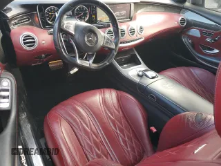 2015 Mercedes-Benz S-Class S 63 AMG with VIN WDDXJ7JB4FA000984, listed as a Copart auction lot 43821215 with 80,253 mi miles and Clean Title. Bid and sale history available at carsss.com. Image 8.