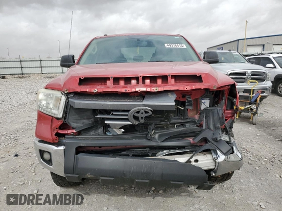 2014 Toyota Tundra 4WD Truck SR5 with VIN 5TFDW5F18EX327130, listed as a Copart auction lot 49378415 with 182,343 mi miles and Salvage Title. Bid and sale history available at carsss.com. Image 5.