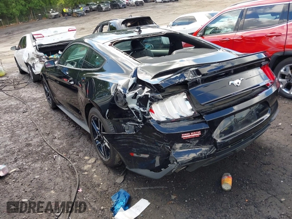 2020 Ford Mustang EcoBoost with VIN 1FA6P8TH4L5161843, listed as a IAAI auction lot 42242171 with 45,892 mi miles and . Bid and sale history available at DreamBid. Image 3.