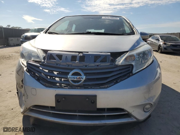 2016 Nissan Versa Note S with VIN 3N1CE2CP6GL407372, listed as a Copart auction lot 47570645 with 179,440 mi miles and Salvage Title. Bid and sale history available at carsss.com. Image 5.