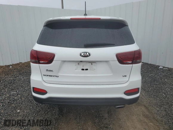 2020 Kia Sorento LX with VIN 5XYPG4A56LG612147, listed as a Copart auction lot 46925195 with 95,835 mi miles and Clean Title. Bid and sale history available at DreamBid. Image 6.