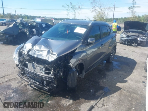 2021 Nissan Kicks SV with VIN 3N1CP5CV8ML527762, listed as a IAAI auction lot 41888315 with 39,724 mi miles. Bid and sale history available at carsss.com. Image 2.