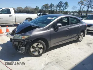 2014 Honda Civic Sedan LX with VIN 19XFB2F53EE077334, listed as a Copart auction lot 50168505 with 240,017 mi miles and Salvage Title. Bid and sale history available at carsss.com. Image 1.