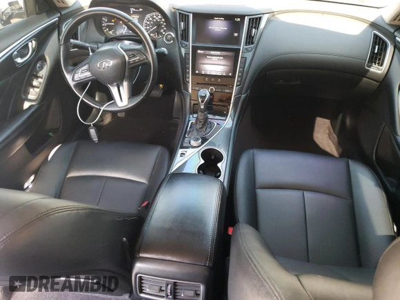2020 Infiniti Q50 Pure with VIN JN1EV7AP5LM200190, listed as a Copart auction lot 48385695 with 47,861 mi miles and Salvage Title. Bid and sale history available at carsss.com. Image 8.