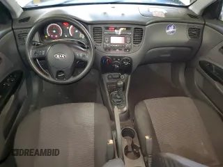 2010 Kia Rio LX with VIN KNADH4A34A6643716, listed as a Copart auction lot 46880375 with 112,265 mi miles and Salvage Title. Bid and sale history available at carsss.com. Image 8.