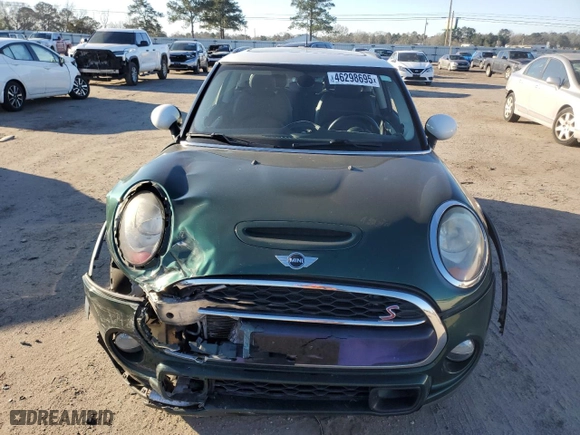 2015 MINI Cooper Hardtop S with VIN WMWXP7C55F2A42512, listed as a Copart auction lot 46298695 with NaN miles and Salvage Title. Bid and sale history available at carsss.com. Image 5.