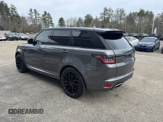 2018 Land Rover Range Rover Sport SVR with VIN SALWZ2SE3JA181653, listed as a Copart auction lot 50033545 with 84,325 mi miles and Clean Title. Bid and sale history available at carsss.com. Image 3.