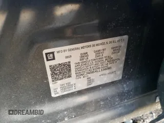 2020 Chevrolet Trax LS with VIN 3GNCJNSBXLL156065, listed as a Copart auction lot 43982225 with 70,108 mi miles and Salvage Title. Bid and sale history available at carsss.com. Image 14.